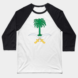 Emblem of Saudi Arabia Baseball T-Shirt